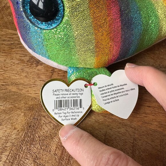 The Beanie Boo's Collection Nori Narwhal Stuffed Animal - Picture 11 of 12